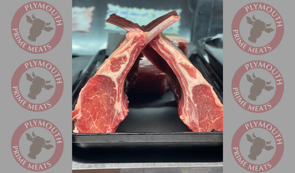 lamb chops on display