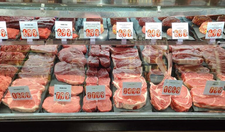 beef behind the counter